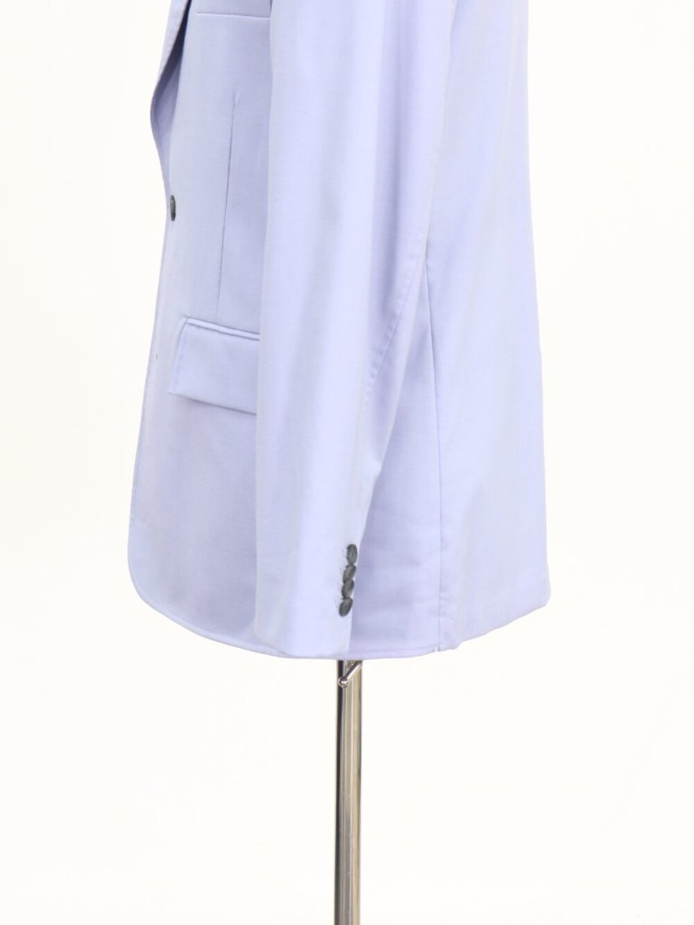 3.1 Phillip Lim 40L Blue Blazer Sport Coat Jacket 2-Button Solid W871 - Picture 6 of 11